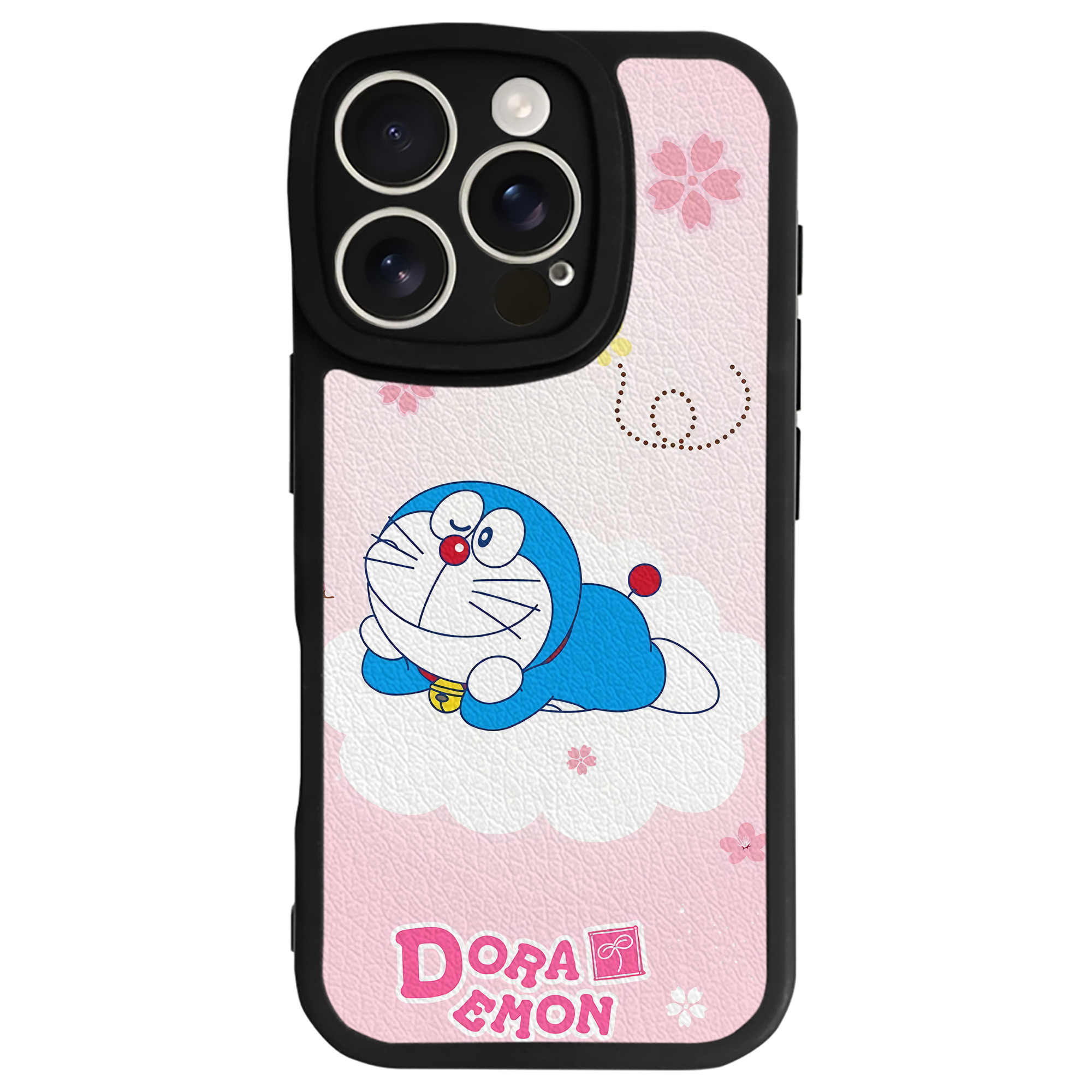 （画像用） ドラえもん Doraemon 【iPhone 16シリーズ対応】シリコンスマホケース（レザー調） 材質：シリコン